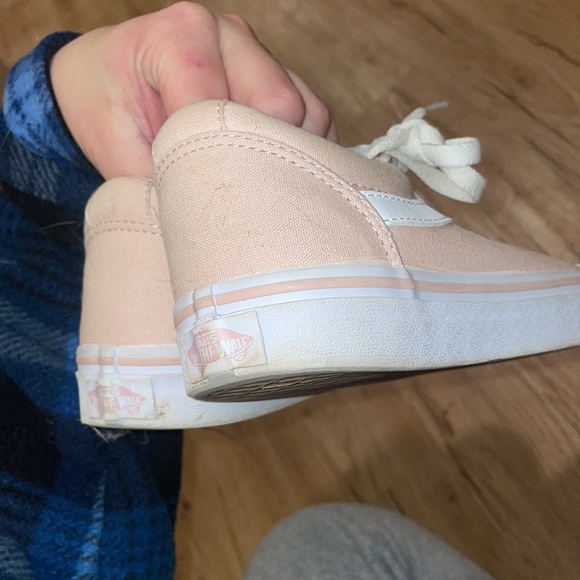 Women’s Baby Pink Old School Vans - Picture 3 of 3